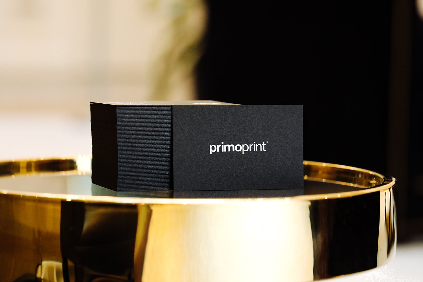 Modern Premium Paper Custom Business Card 3.5x2.0 250 Cards Stardream Premium Metallic Paper 10pt 240g Black Pattern Design