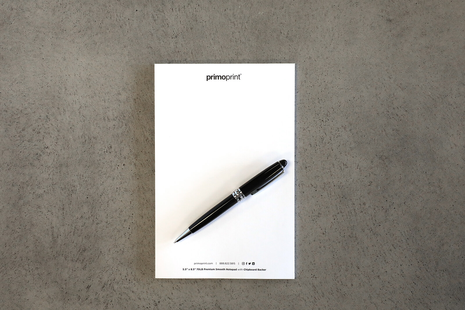Custom Notepads Smooth or Linen Primoprint